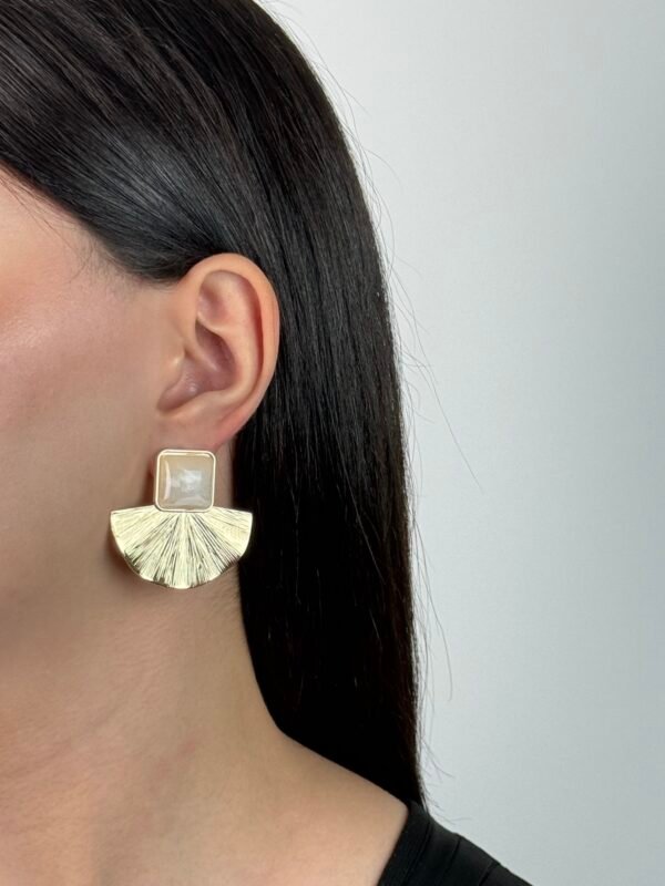 Boucle Éventail d’Opale