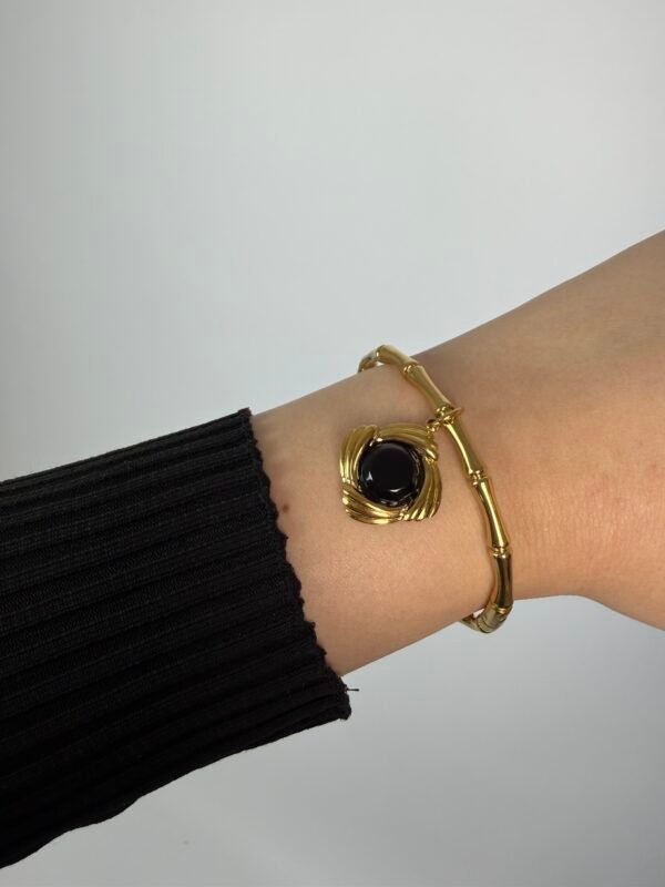 Bracelet Pendentif noir